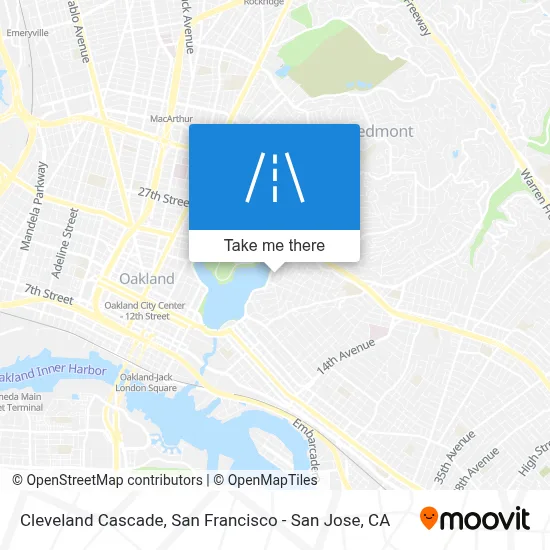 Cleveland Cascade map