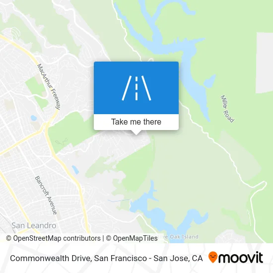 Commonwealth Drive map