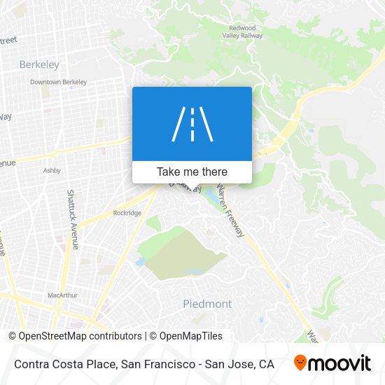 Contra Costa Place map