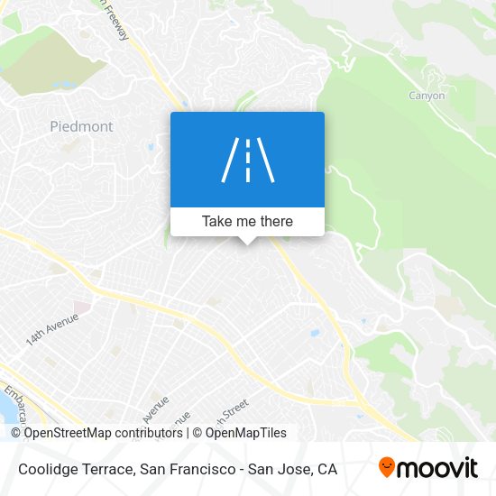 Mapa de Coolidge Terrace