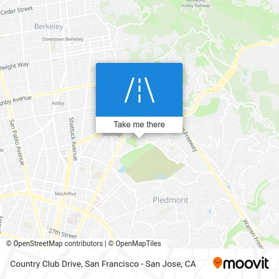 Country Club Drive map