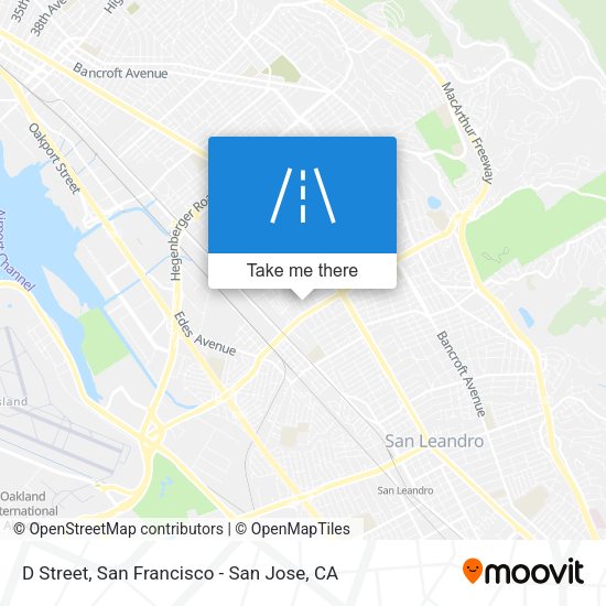Mapa de D Street