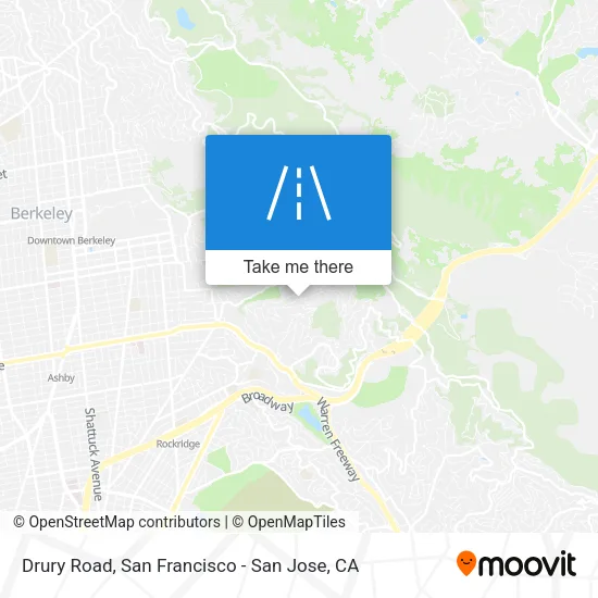 Drury Road map