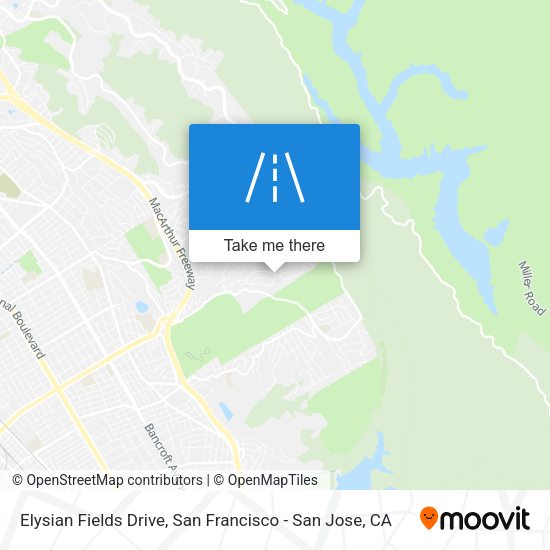 Mapa de Elysian Fields Drive