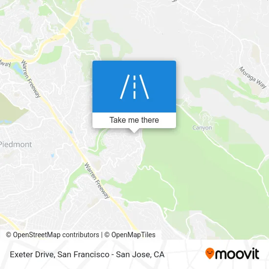 Mapa de Exeter Drive