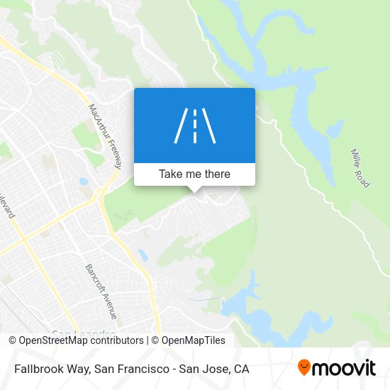 Mapa de Fallbrook Way