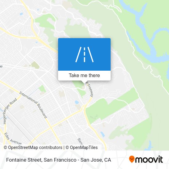 Mapa de Fontaine Street