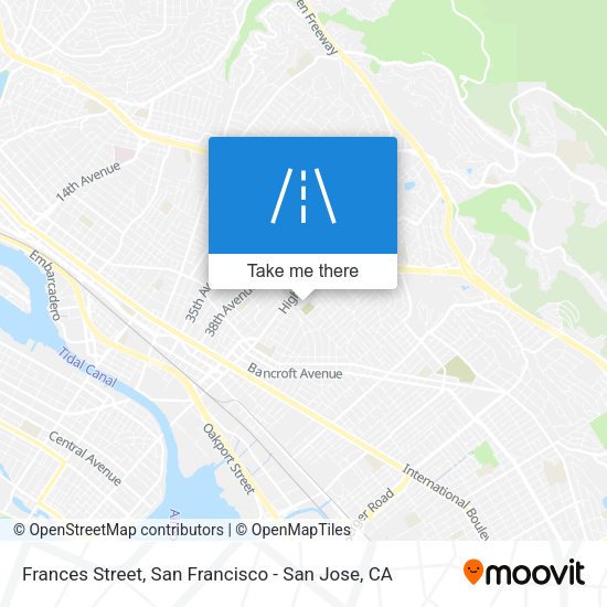 Mapa de Frances Street