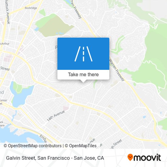 Mapa de Galvin Street
