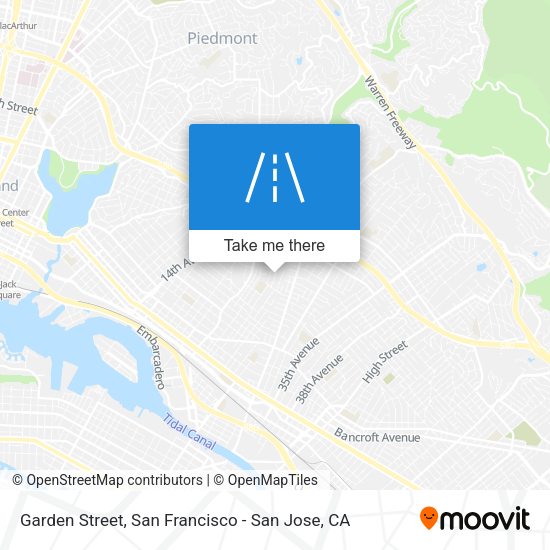 Mapa de Garden Street