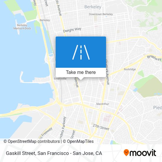 Mapa de Gaskill Street