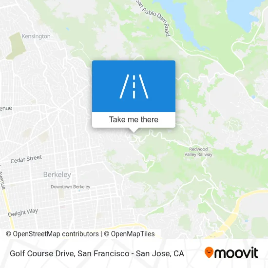 Golf Course Drive map