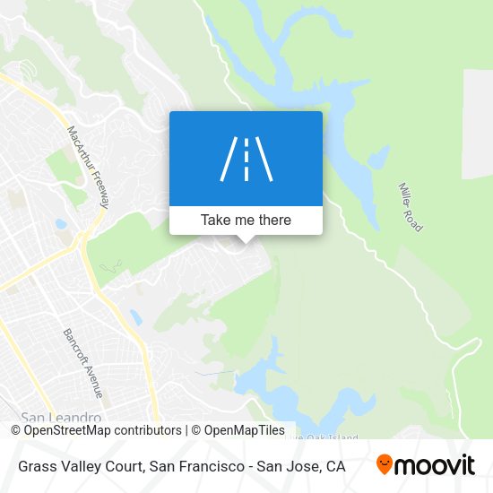 Grass Valley Court map