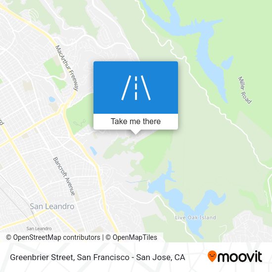 Mapa de Greenbrier Street
