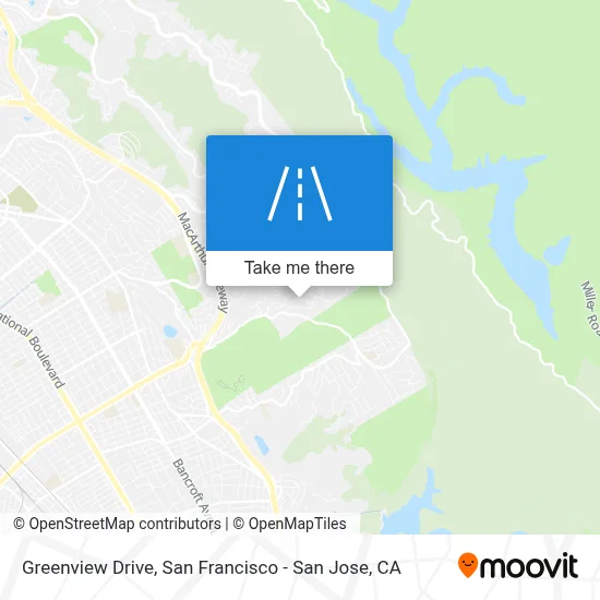 Greenview Drive map