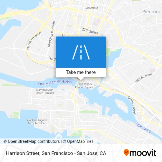 Harrison Street map