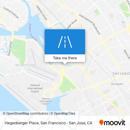 Mapa de Hegenberger Place