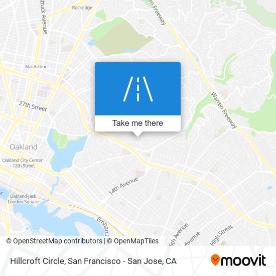 Mapa de Hillcroft Circle