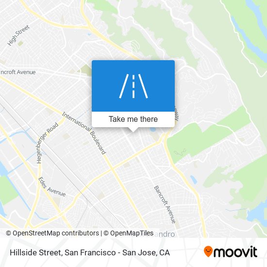 Hillside Street map