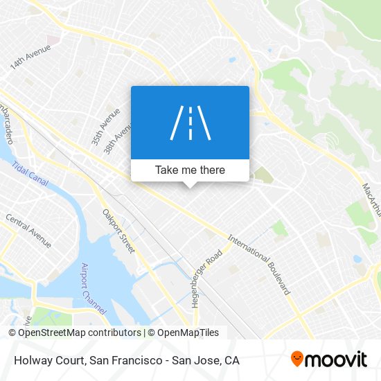 Mapa de Holway Court