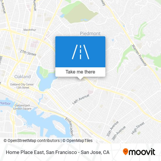 Home Place East map