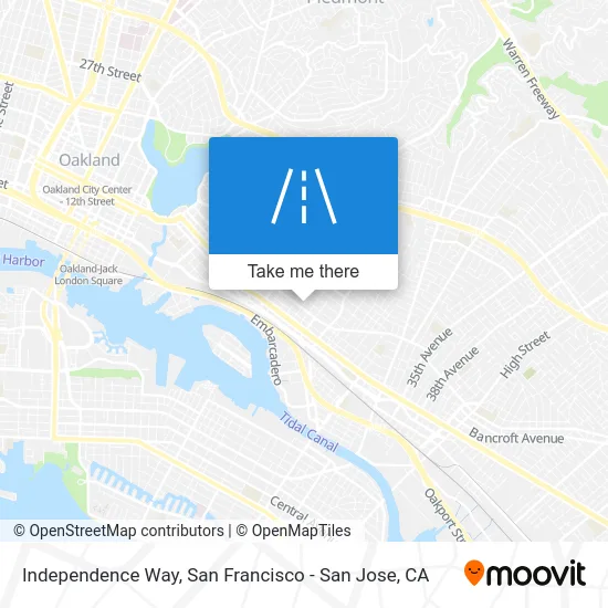 Independence Way map