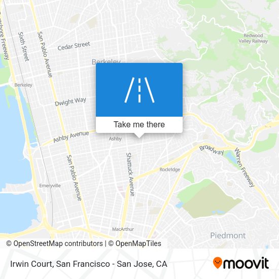 Mapa de Irwin Court