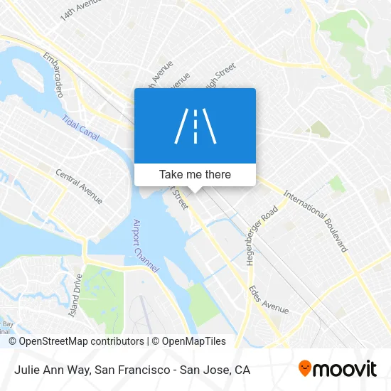 Julie Ann Way map