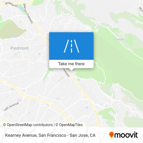Mapa de Kearney Avenue