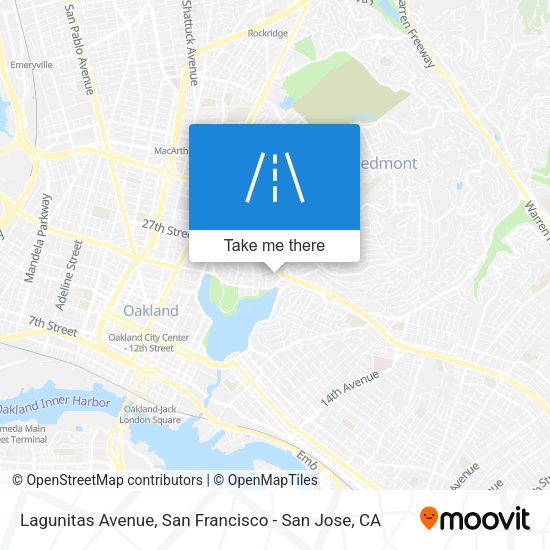 Lagunitas Avenue map