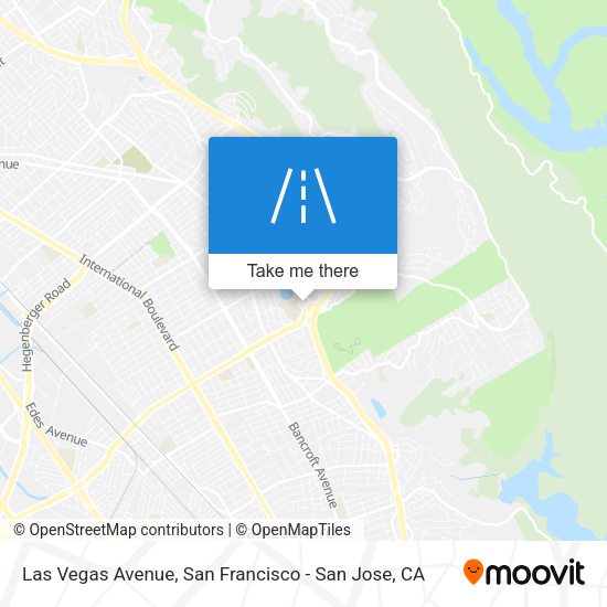 Mapa de Las Vegas Avenue