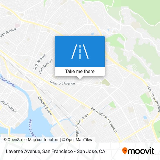 Laverne Avenue map