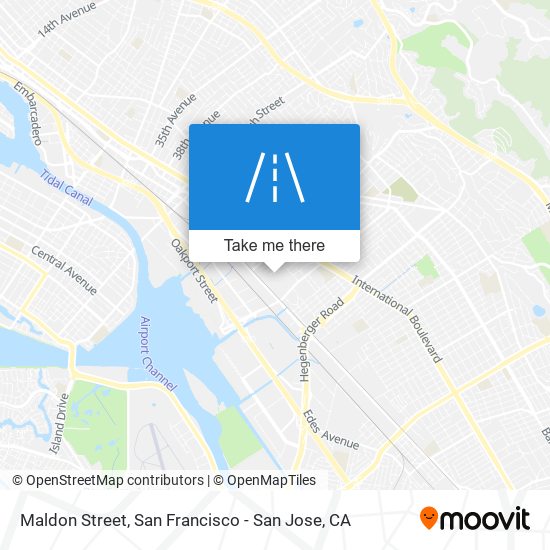 Maldon Street map