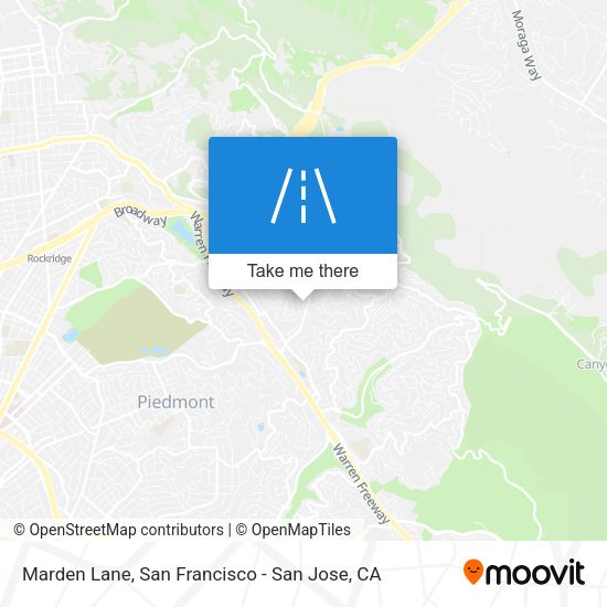 Mapa de Marden Lane