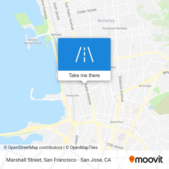 Marshall Street map