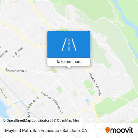 Mayfield Path map