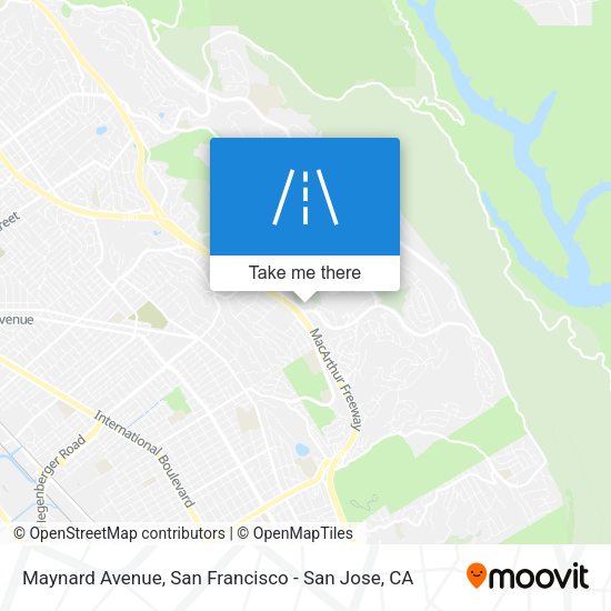Mapa de Maynard Avenue