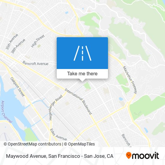 Mapa de Maywood Avenue