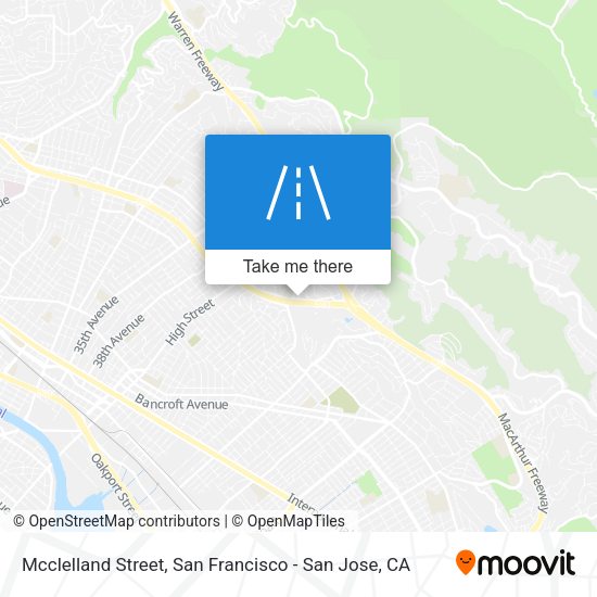 Mcclelland Street map