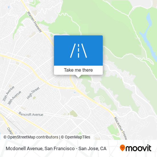 Mcdonell Avenue map