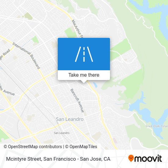 Mapa de Mcintyre Street