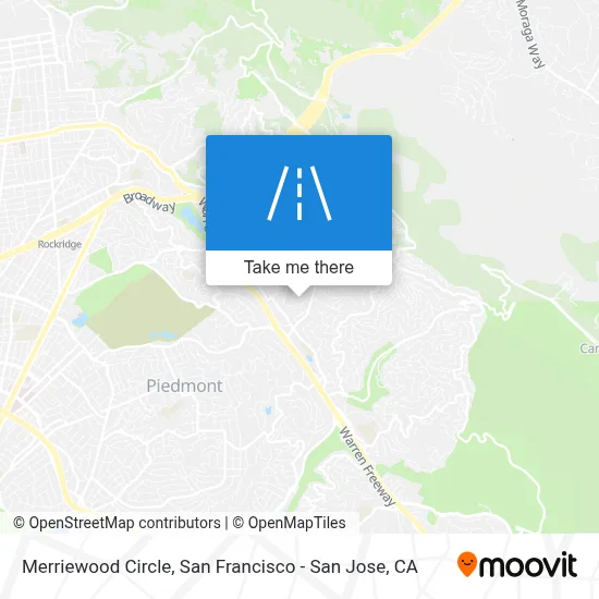 Merriewood Circle map