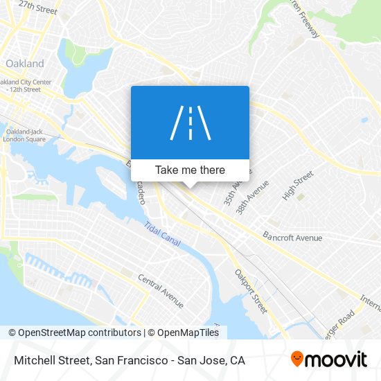 Mitchell Street map