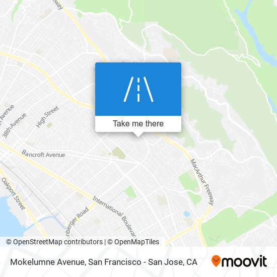 Mokelumne Avenue map