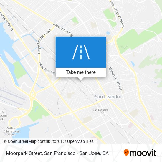 Mapa de Moorpark Street