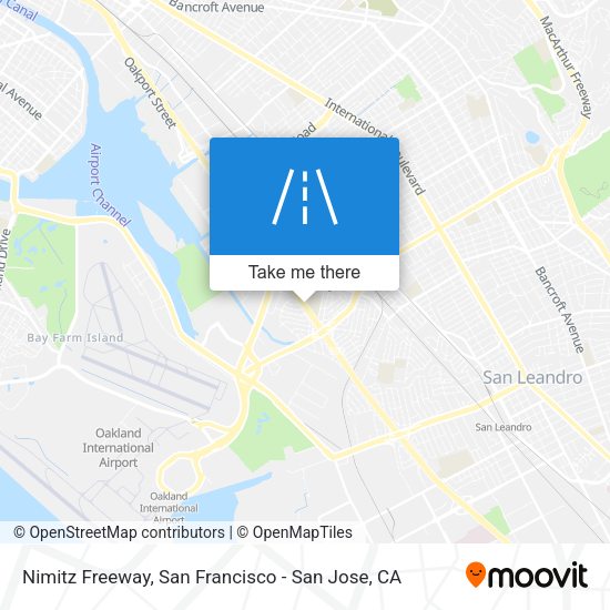 Mapa de Nimitz Freeway