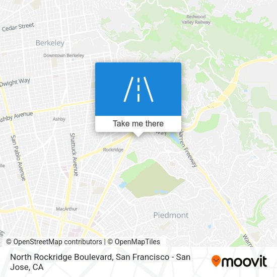 Mapa de North Rockridge Boulevard