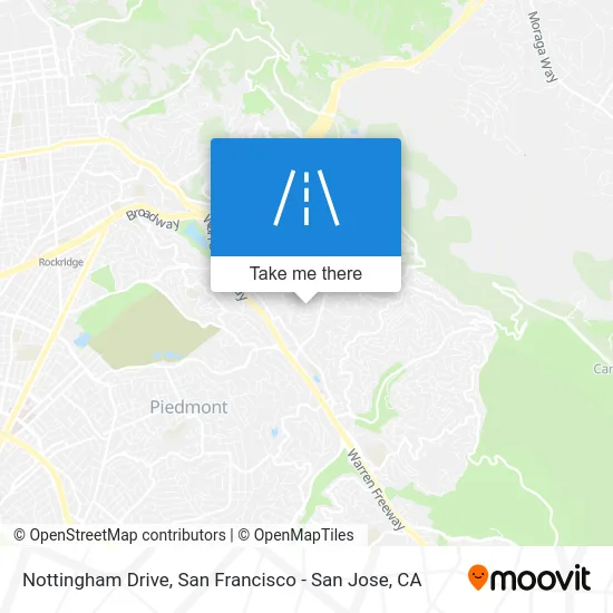 Nottingham Drive map