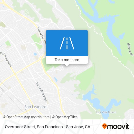 Mapa de Overmoor Street