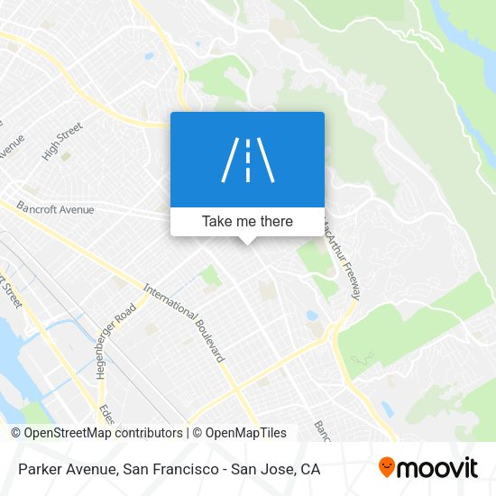 Mapa de Parker Avenue